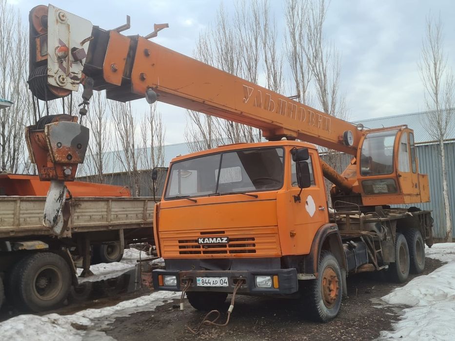 Кран, автокран, камаз 25т