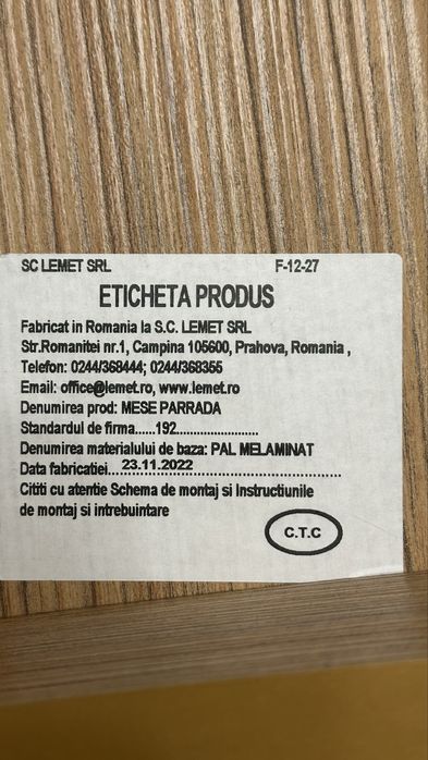 Masa Lems 4 Scaune Jysk