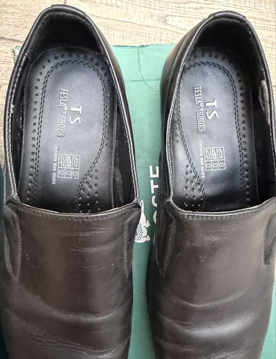 Туфли кожаные tesla shoes