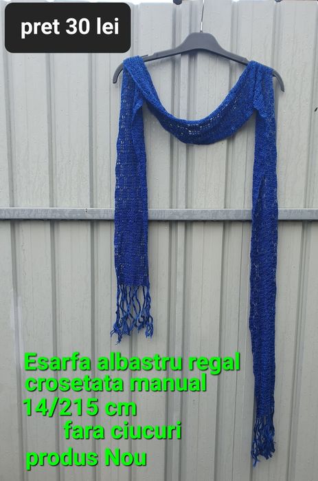 Fular/Esarfa albastru regal