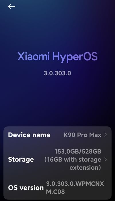 Продам почти новый Redmi k90 pro max