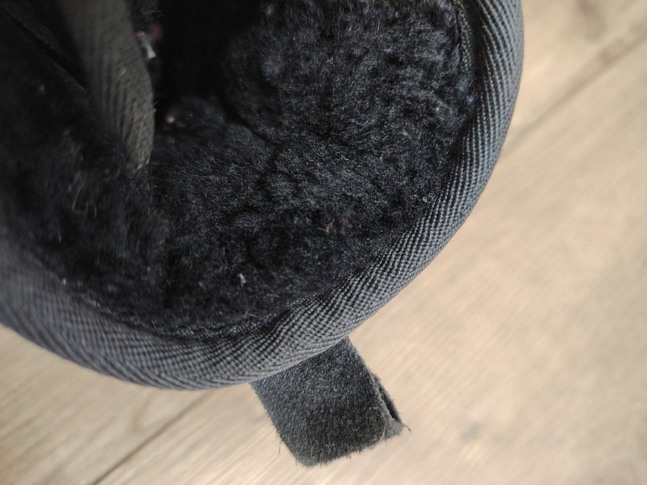 Детские зимние угги черные, теплые