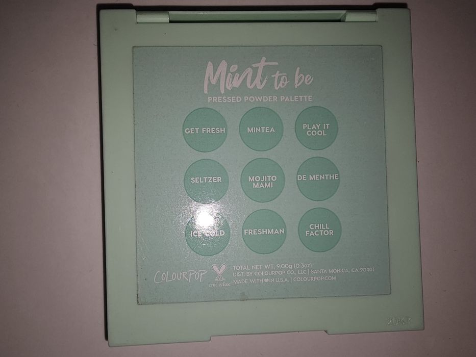 Палетка теней Colourpop "Mint to be"