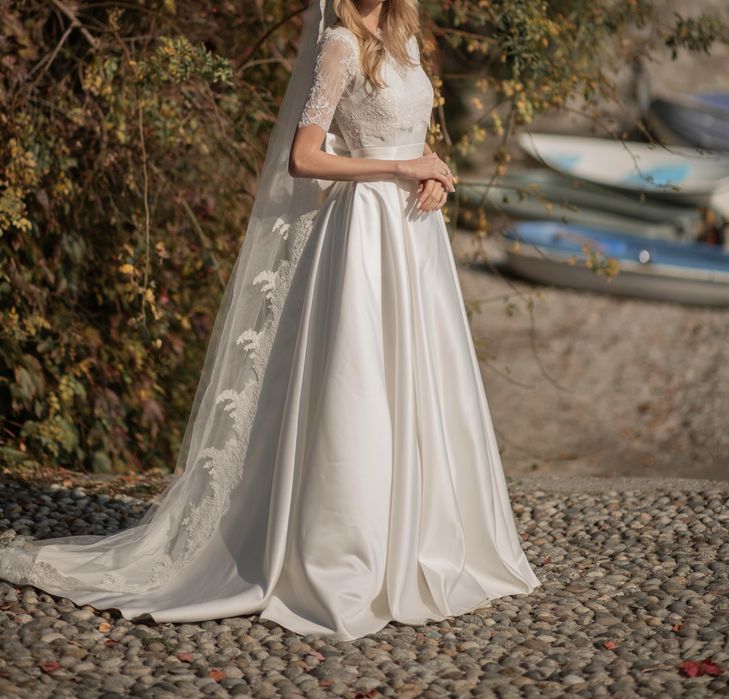 Rochie mireasă din tafta