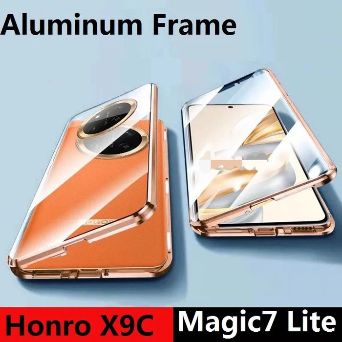 Honor Magic 7 Lite /7 Pro/ Двоен 360° магнитен кейс с камера протектор