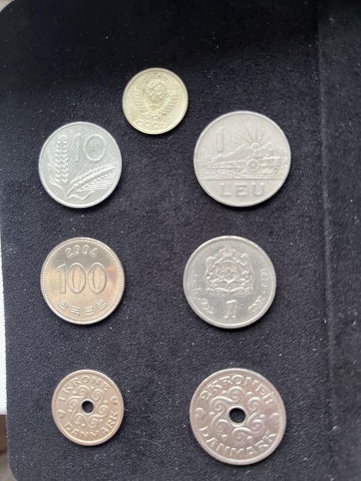 Лот монети - Европа, Азия, Африка, С. Америка