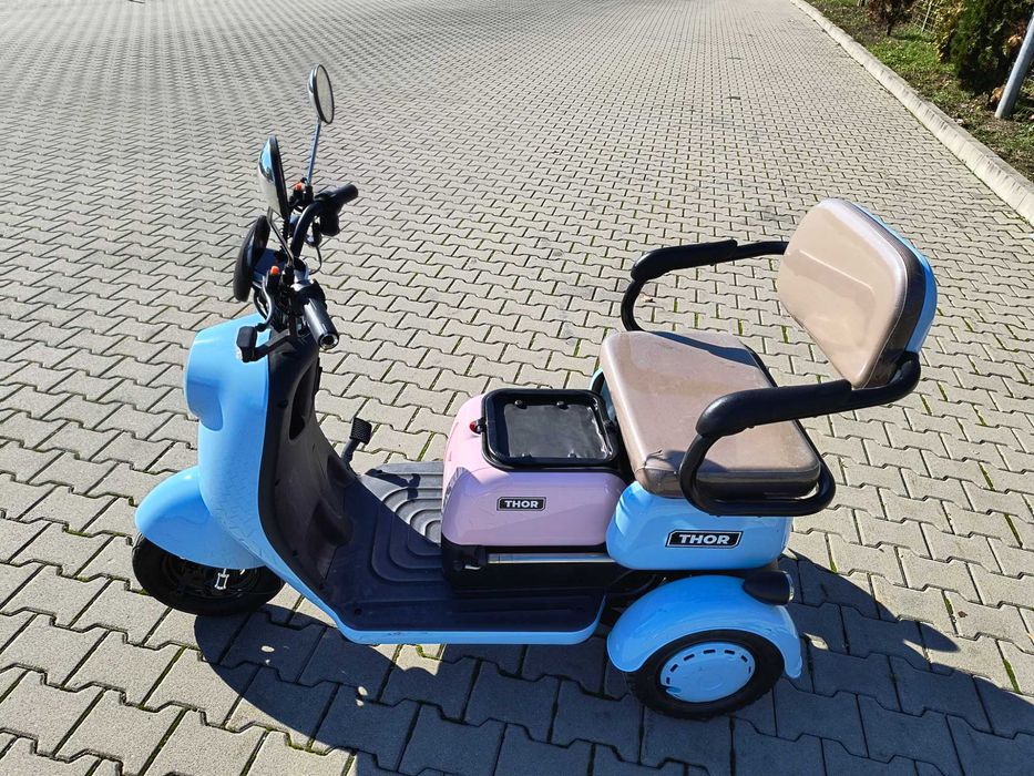 Triciclu electric THOR SLIDING nou motor 1000 W Agramix