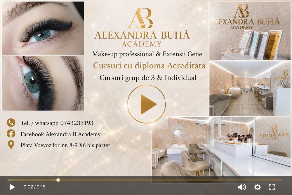 MakeUp & Extensii Gene # iasi # Professional # Cursuri # Diplomă Acreditată