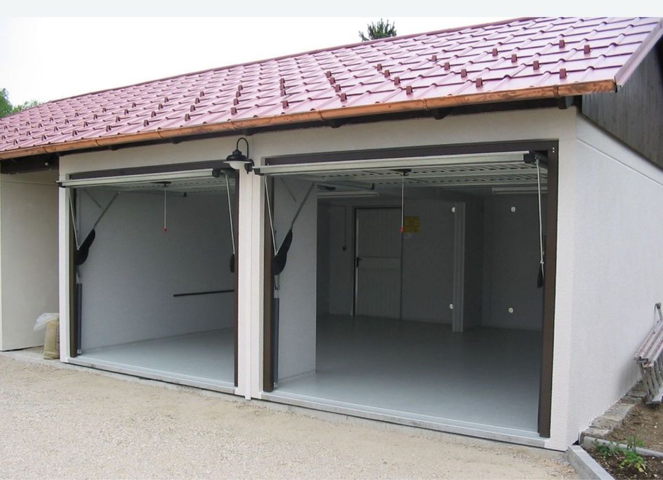 Garaje auto din panouri sandwish