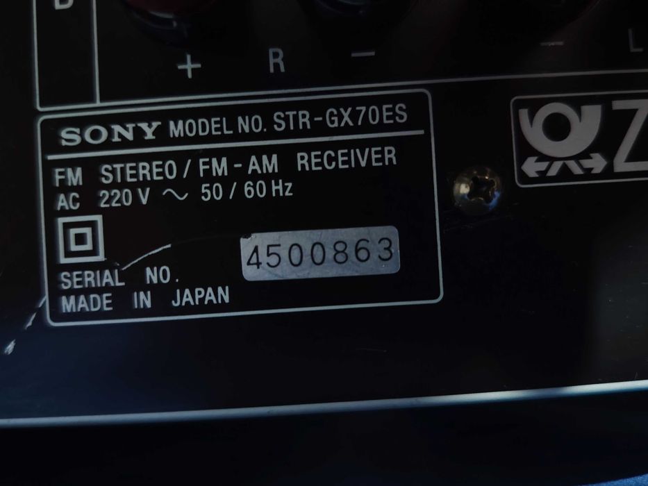 SONY STR-GX70ES FM Stereo Receiver, funcționează numai boxa dreapta