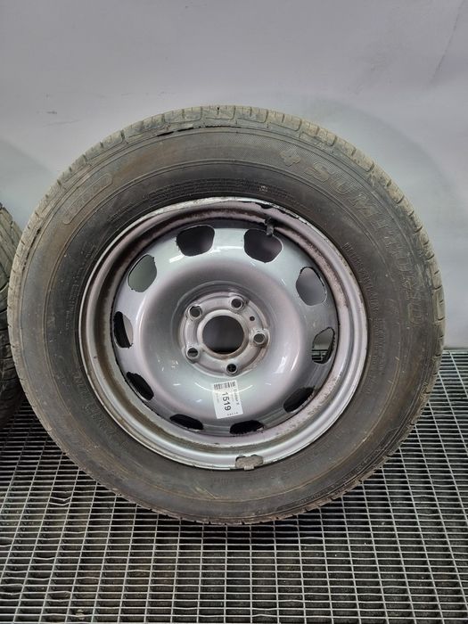 Jante tabla Dacia Duster II 2018 - 2021 SUV 4 Usi Blanc Glacier OV369 (1519) R16 CU ANVELOPE 215/65R16 ET50 5*115 Garantie