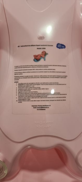 Suport anatomic pentru cadiță roz