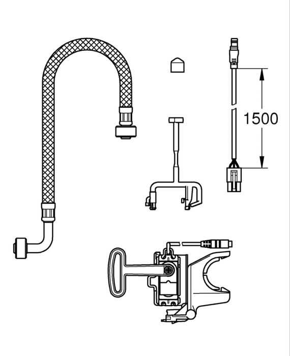 Grohe комплект для смыва