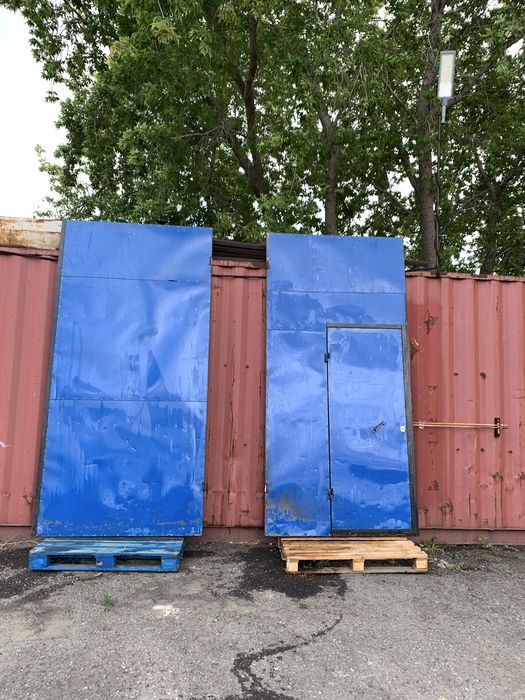 Продам железные утепл ворота