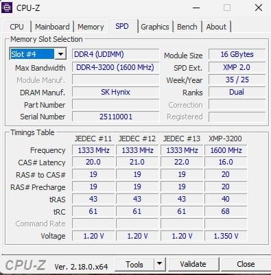 ОЗУ DDR4 32 ГБ (16+16) 3200 МГц