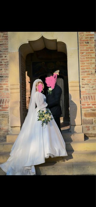 Rochie de mireasa tafta Amira Zair