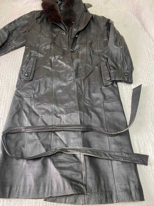 Кожаное пальто Женское