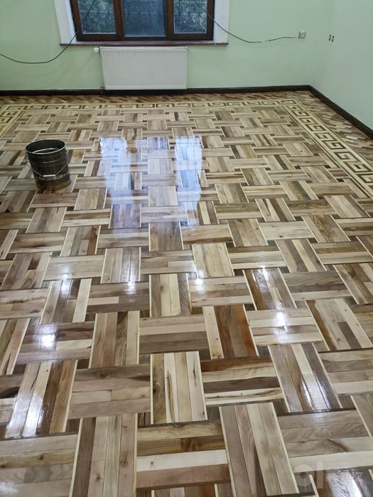 Шлифовка пол паркет