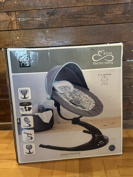 Електрическа люлка Moni Meira Menta 0-6 m