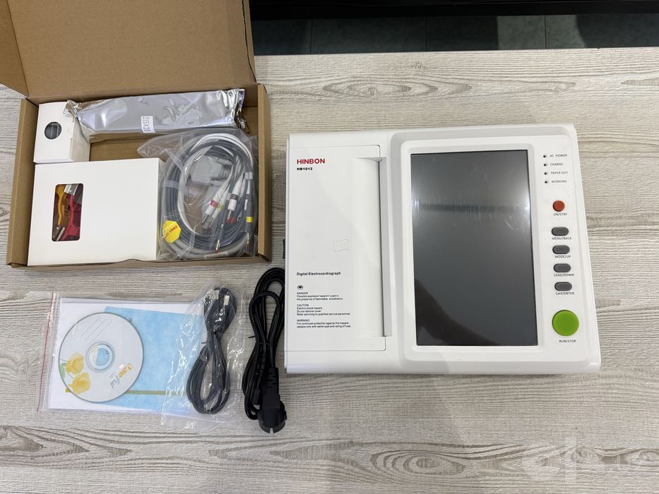 ЭКГ ekg 12 канал Hinbon HB1012