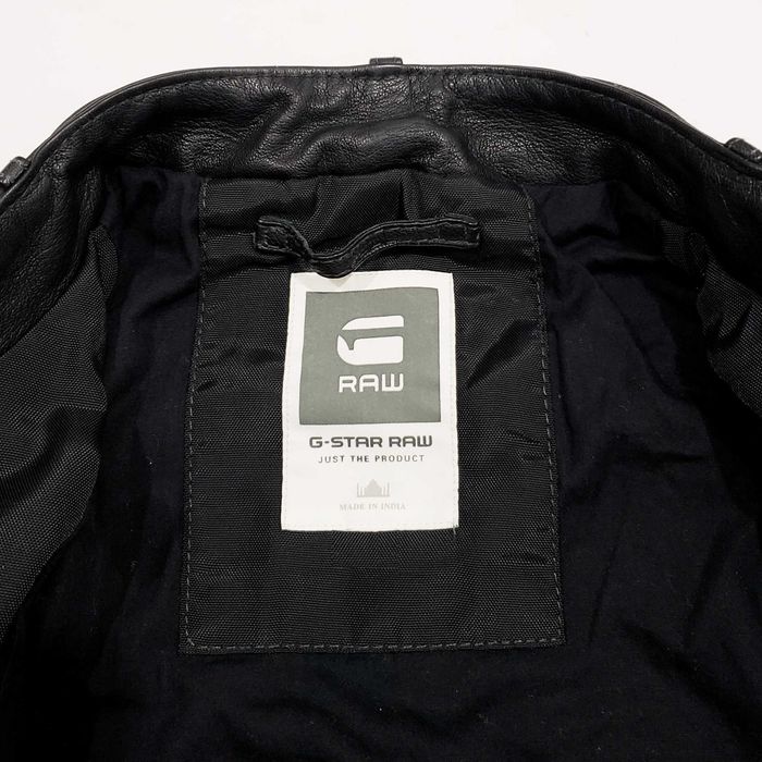 G-STAR RAW Chopper Leather Jacket Оригинално Кожено Яке S