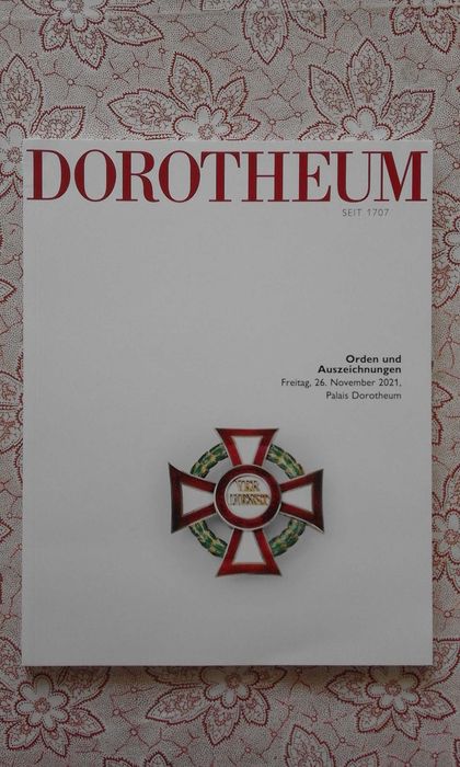 Dorotheum Seit 1707: Orden und Auszeichnungen / 26 November 2021
