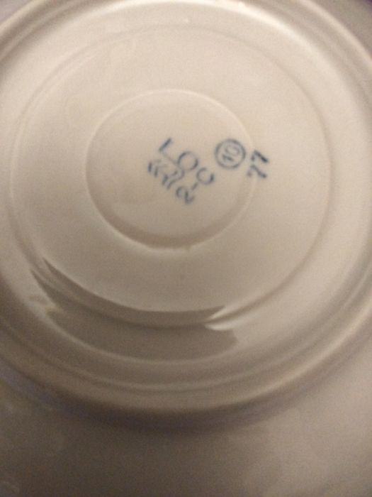 Блюдца  чайные фарфоровые,  советские