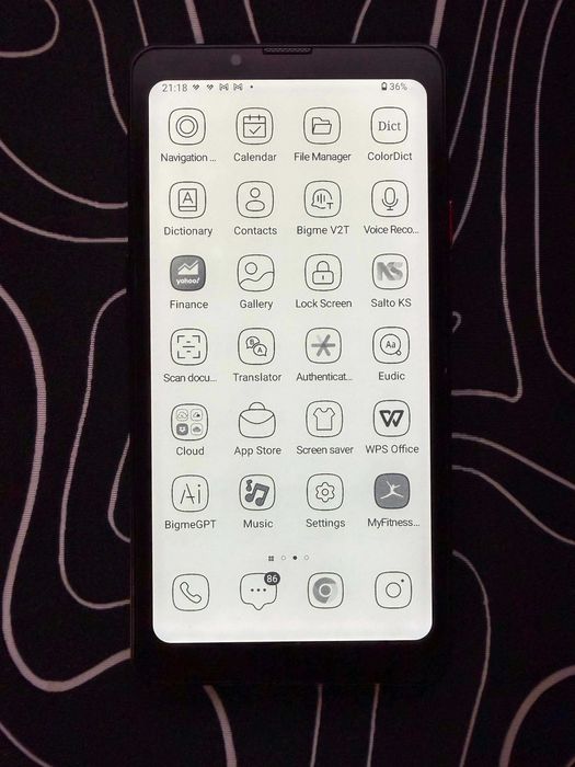 Bigme HiBreak Pro 256GB 5G E-Ink Android 14 – черно-бял смартфон щадящ очите