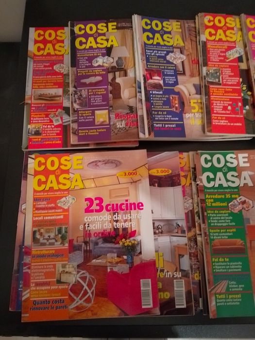 20 бр. списания за обзавеждане от Италия