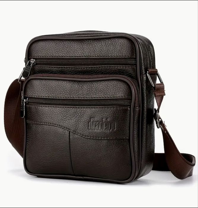 Мъжки елегантни чанти за през рамо/Кафяви и черни ест.кожа -9%Промоция