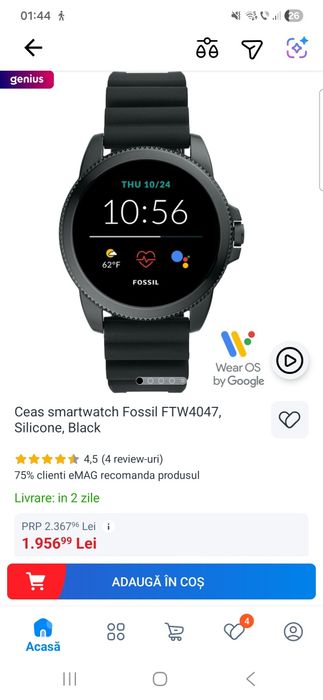 Smartwatch fossil