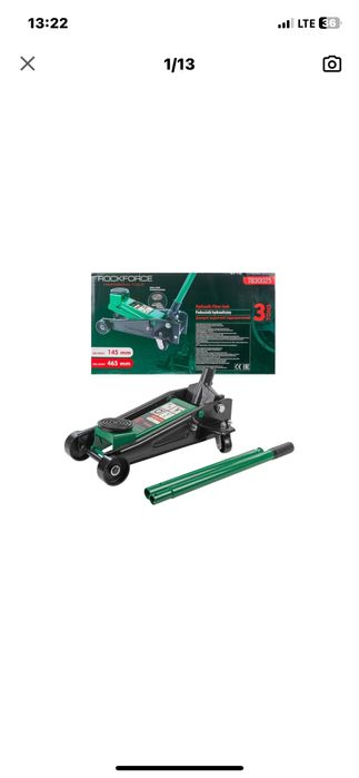 Подкатной домкрат 3т Rockforce