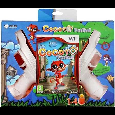 Set pistoale Nintendo Wii + cocoto magic circus /festival