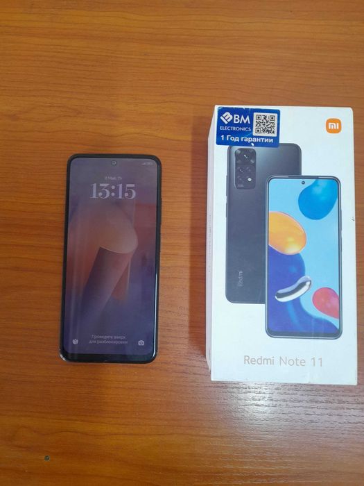 Redmi Not 11 holati juda yaxshi, hujjat karobkalari bor