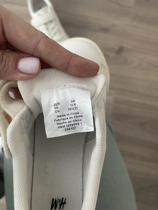 Adidasi albi unisex copii
