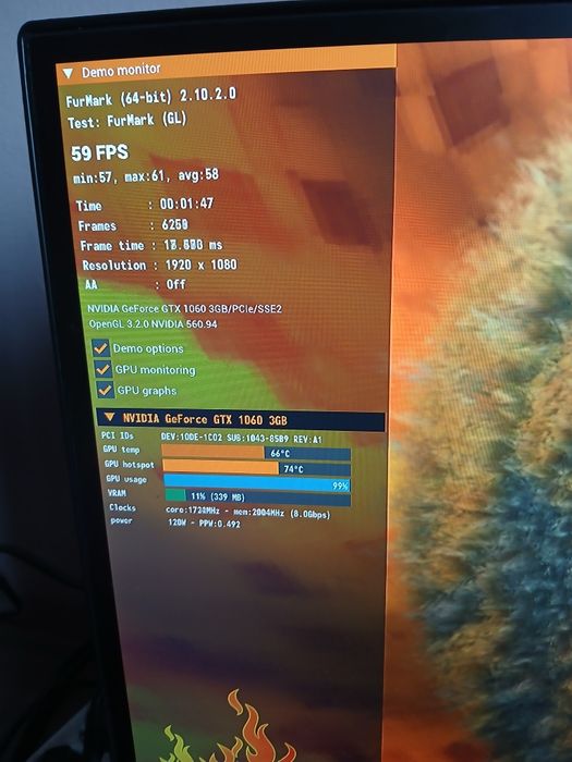 Vand placa video gtx 1060 3gb / vs550 corsair