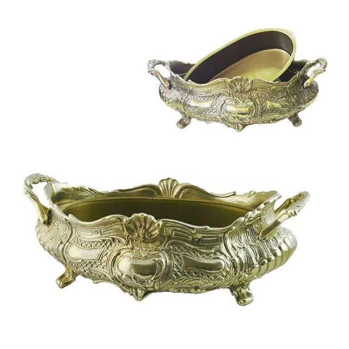 Блюдо сервировочное, Латунь