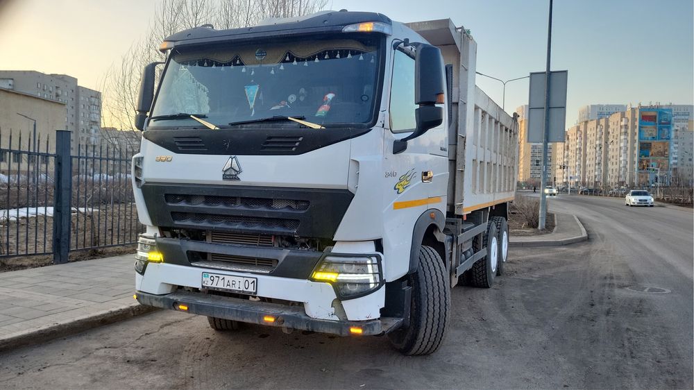 Вывоз мусора снега самосвал