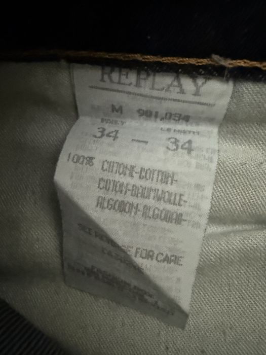 Blugi REPLAY Vintage Albastru Barbati | Marime 34 x 34 (Talie 86 cm)