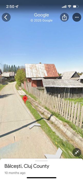 Vand Teren + Casa batraneasca cu sura Balcesti