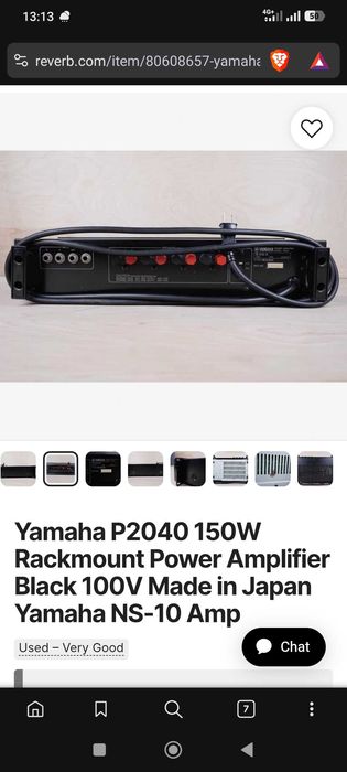 Vând Yamaha P2040 Stereo Power Amplifier 2/4ch Audio 75W Good în stare buna funcționare 10/10 vând doar in buzau cu proba desigur