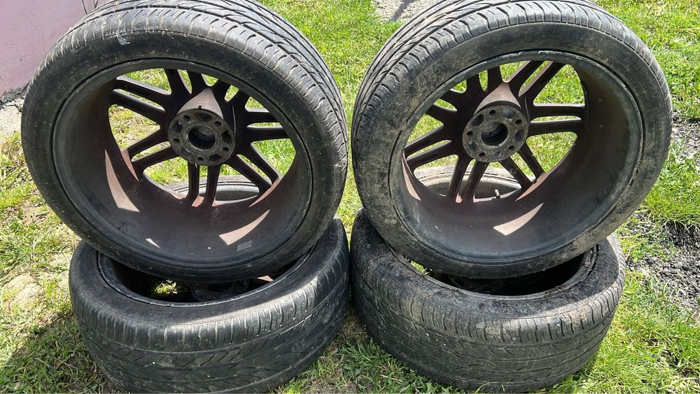 Jante Audi R18 + anvelope vară 80% | Stare foarte bună