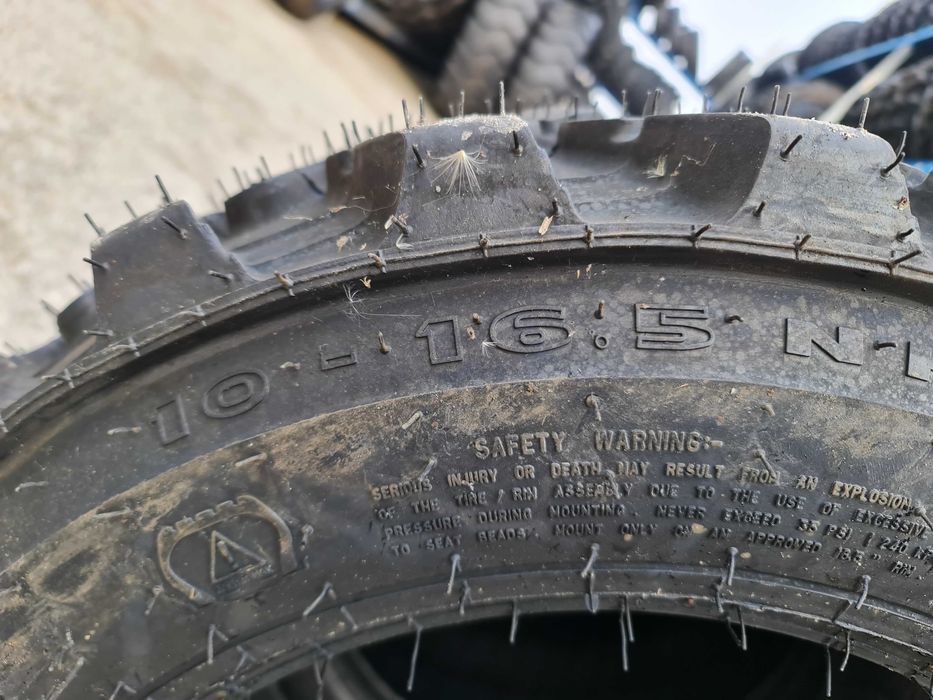 Cauciucuri noi 10-16.5 GALAXY 10PR anvelope mini incarcator bobcat CAT