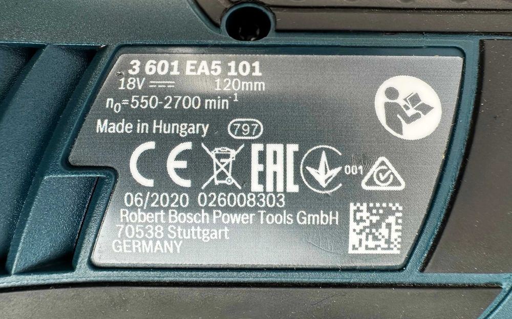 BOSCH GST 18V-Li S - Aкумулаторен прободен трион 2x18V 4.0Ah като нов!