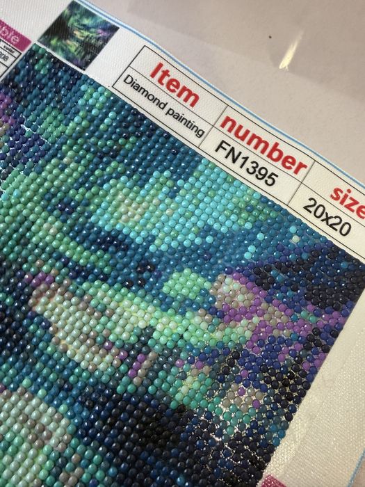 Diamond Painting Finalizat 20 x 20 cm - Mistery Forest