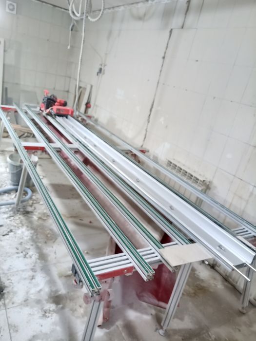 Плиткорез для крупноформата и стол в комплекте