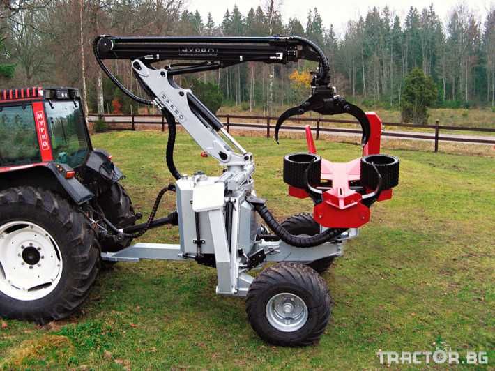 Харвестер за дърводобив HYPRO 755 с кран