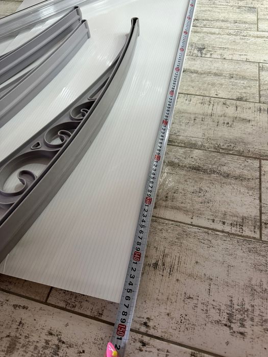 2 бр. Козирка / стряха / Навес поликарбонат 300 х 100 см