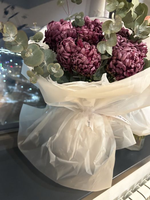 Цветы 9 хризантем