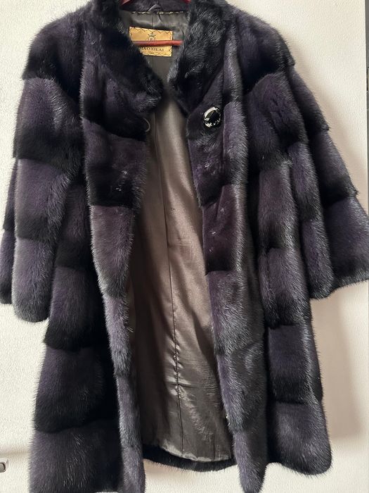 Норковая шуба размер S